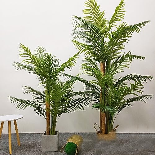 Artificial Planta 150cm Plantas Artificiales Decorativas Grande Árboles Plástico De Interior Y Exterior Decoración for Hogar, Oficina, Casa, Balcón, Dormitorio(1.5m)