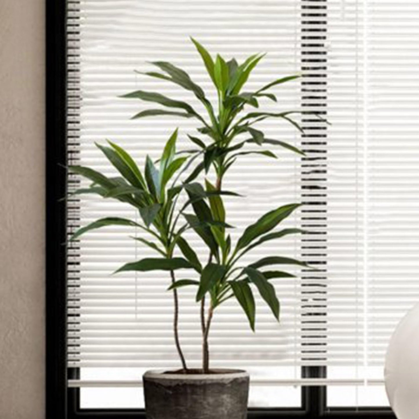 Plantas Artificiales Decorativas Grandes 150cm Ficus Artificial con Troncos Naturales Arbol Artificial Ideal for Interior Y Exterior Hogar Decoración(150cm)