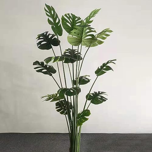 Artificial Planta 150cm Plantas Artificiales Decorativas Grande Árboles Plástico De Interior Y Exterior Decoración for Hogar, Oficina, Casa, Balcón, Dormitorio(1.5m)