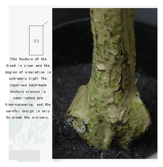 Interior Artificial Tree Fake Green Plants Indoor Outdoor Decorative Potted Plants Fake Tree Ornaments Fake Plants Árbol Artificial (Size : 131cm)